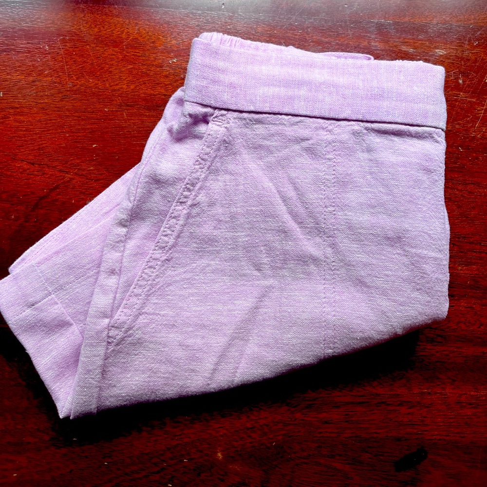 Banana Republic Linen Blend Shorts - Light Pink